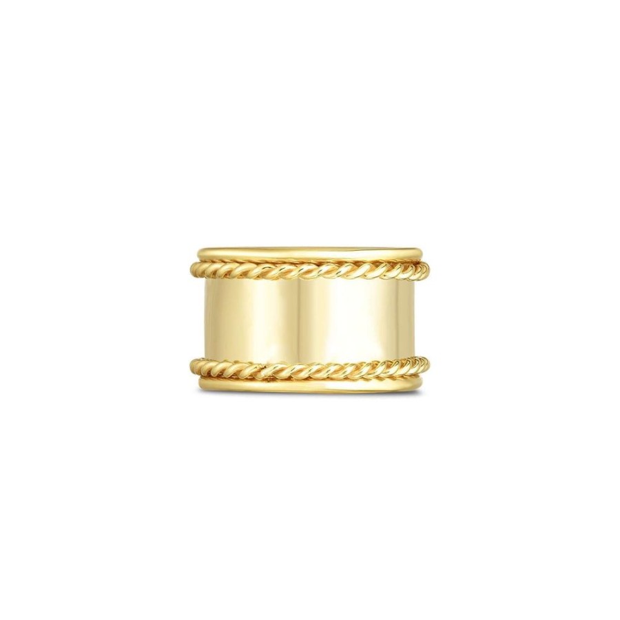 Women Phillip Gavriel | 14K Gold Lucia Cable Band Ring