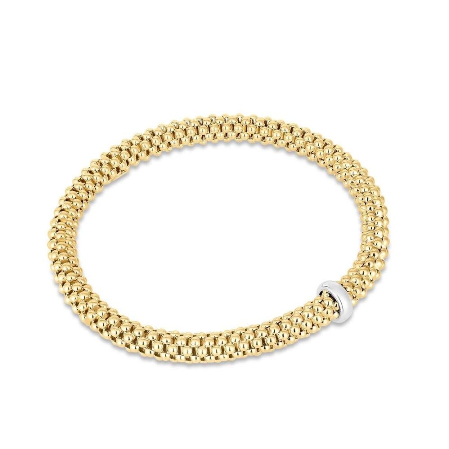 Women Phillip Gavriel | 14K Gold 5.5Mm Stretch Bracelet