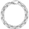 Men Phillip Gavriel | Silver Cable Center Rolo Chain Bracelet