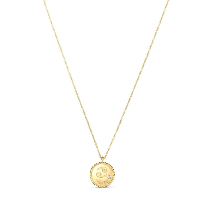 Women Phillip Gavriel | 14K Gold & Diamond Zodiac Necklace