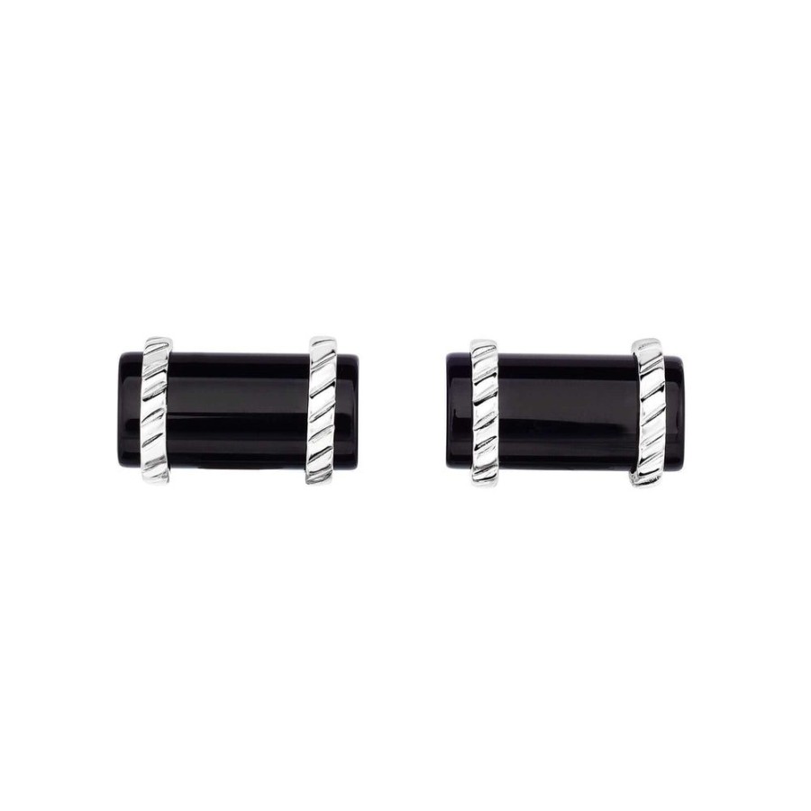 Men Phillip Gavriel | Gemstone Cable Cufflinks