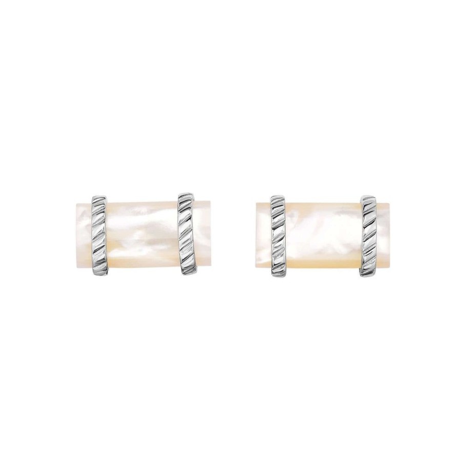 Men Phillip Gavriel | Gemstone Cable Cufflinks