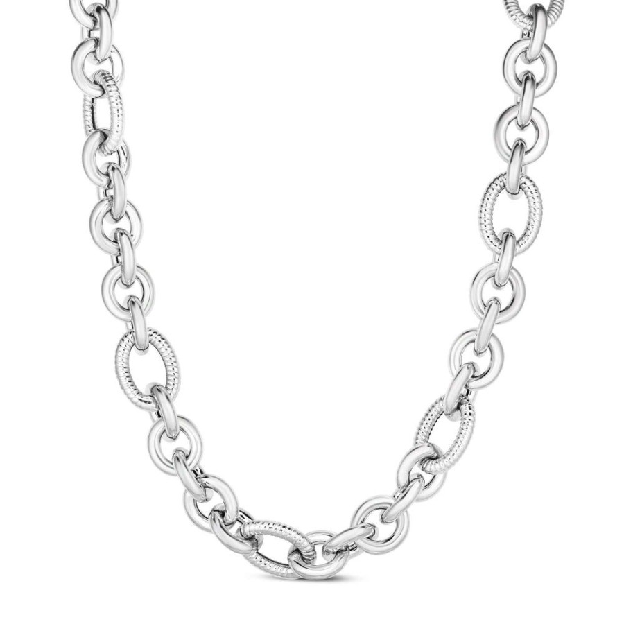 Women Phillip Gavriel | Silver Italian Cable Bold Link Chain Necklace