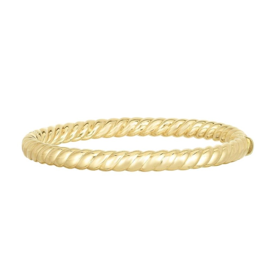 Women Phillip Gavriel | 14K Gold 6Mm Cable Bangle