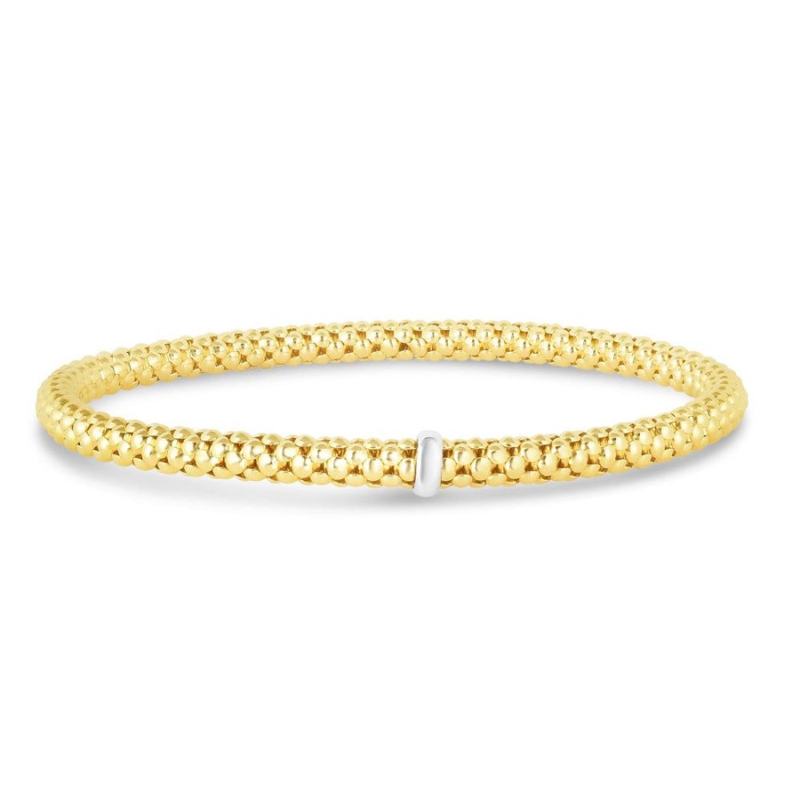 Women Phillip Gavriel | 14K Gold Popcorn 4Mm Stretch Bracelet