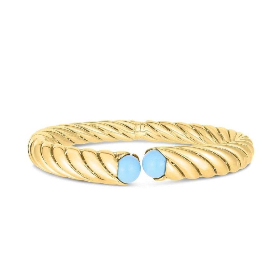 Women Phillip Gavriel | 14K Gold Artisan Sculpted Bangles